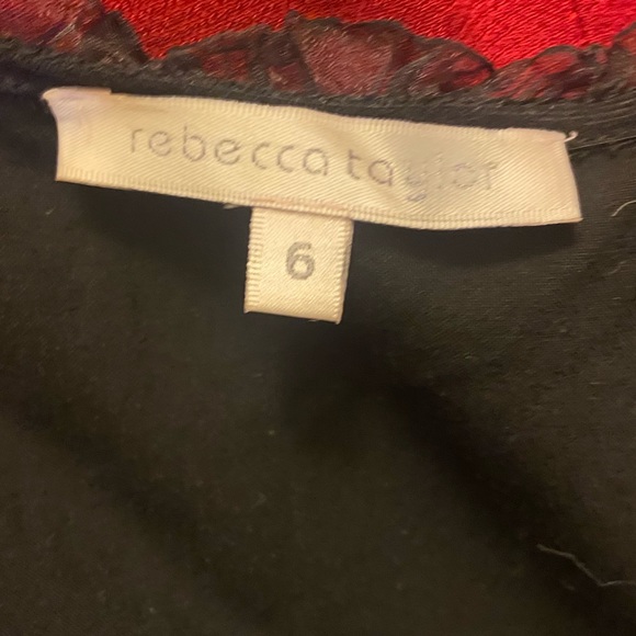 *ONLY DRESS* Y2K Sophisticated Black Rebecca Taylor Demure Dress - Picture 2 of 3